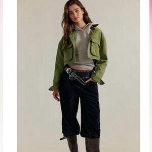 Free People We The Free Nice Choice Cord Jeans Black New with Tags Size Small